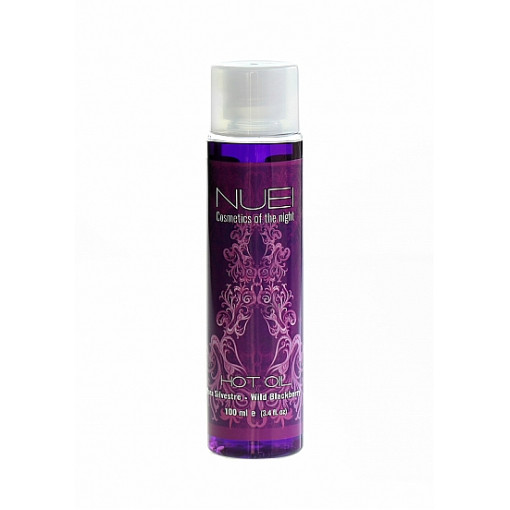 NUEI - HOT OIL - Varmende Massasjegel - Bjørnebær - 100ml