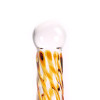 Kiotos Glass - Blå/Oransj Glassdildo