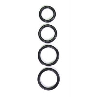 Rimba - Thick Rubber cockring sort 