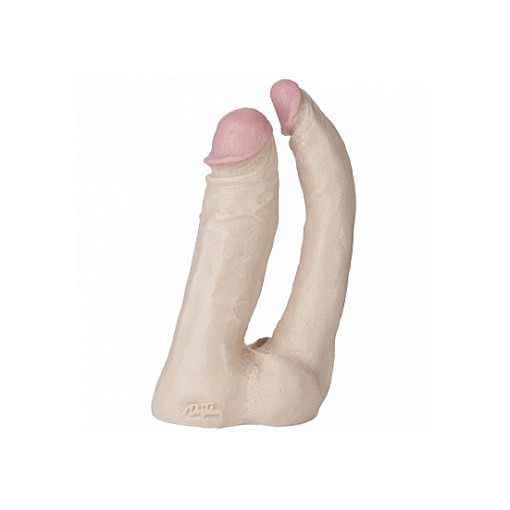 Doc Johnson - Vac-U-Lock - Dobbeldildo, Lys Hudfarge