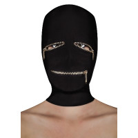 Ouch! Extreme zipper mask - maske med glidelås sort
