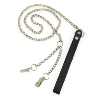 Rimba - Kjønnsleppe/Brystklyper med bånd 