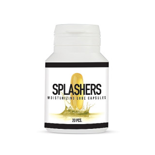 Splashers - Vannbasert Glidemiddel - 20 kapsler 
