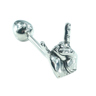 BQS - Rock on-Buttplug i metall