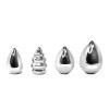 BQS - Duo buttplug-sett med 4 kuler 