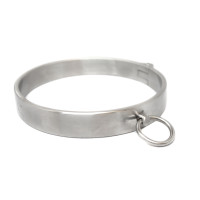 BQS - Massivt stål collar med O-ring - 11,8 cm 