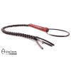 Avalon - RANGER - Sort og rød flettet silikonflogger