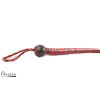 Avalon - SERPENT - Bullwhip heavy handle, Sort og rød 1,3 m 