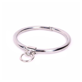 Cathedral Collar - Rundt Stålcollar med Krystall - Large