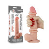 Lovetoy - 8" Sliding Skin Dildo - Lys Hudfarge