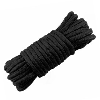 BQS - Nylon Tau - 5 meter - Sort