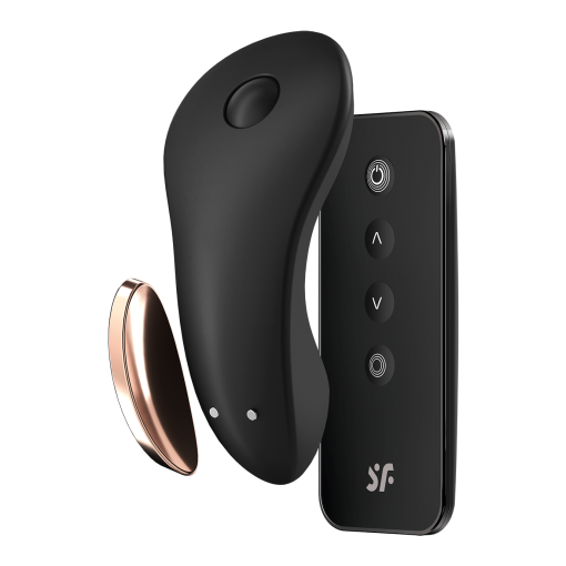 Satisfyer Little Secret - Trusevibrator med APP og Fjernkontroll - Sort