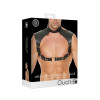 Ouch! Harness med Collar - One Size - Sort