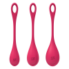 Satisfyer - Yoni Power 1 - Vaginakule Sett - Rød 