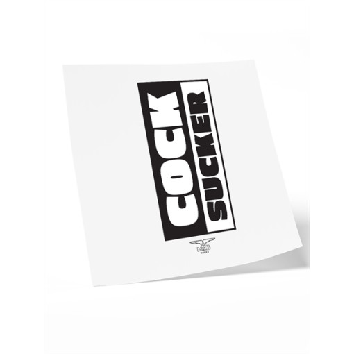 Mister B - Midlertidig Tatovering - Cocksucker