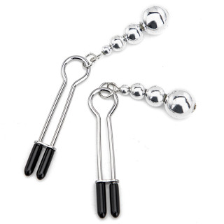 BQS - Justerbare brystklyper med Pynt