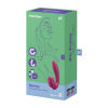 Satisfyer - Sunray - Trykkbølgevibrator med APP - Berry Rød