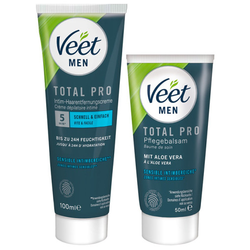 Veet Men - Total Pro - Hårfjerningskrem Veet Men - Total Pro - Hårfjerningskrem