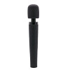 Pixey - Deluxe Black Velvet - Kraftig Oppladbar Massasjestav - Large