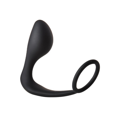 FantASStic - Buttplugg med Penisring - Sort