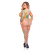 Pink Lipstick - Taste The Rainbow - Teddy og Thigh High Sett - Queen Size