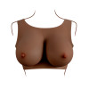 GENDER X - Breast Plate E-Cup - Bryst protese - Mørk hudfarge GENDER X - Breast Plate E-Cup - Bryst protese - Mørk hudfarge