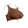 GENDER X - Breast Plate E-Cup - Bryst protese - Mørk hudfarge GENDER X - Breast Plate E-Cup - Bryst protese - Mørk hudfarge