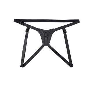Gender X - Justerbar Strap-on Sele - Sort