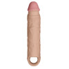 SHAFT - Vibrerende Penissleeve - 16,5 cm - Lys hudfarge SHAFT - Vibrerende Penissleeve - 16,5 cm - Lys hudfarge