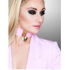 Kinky Diva - Collar med Hjertelås - Rosa Kinky Diva - Collar med Hjertelås - Rosa
