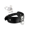 Kinky Diva - Collar med Hjertelås - Sort