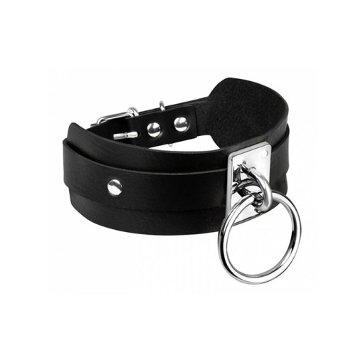 Kinky Diva - Collar med O-ring - Sort Kinky Diva - Collar med O-ring - Sort