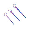BQS - Penispluggsett 3 pk - Regnbue