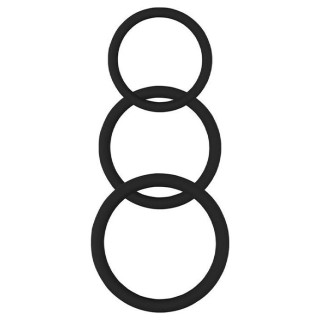 BQS - Enkle penisringer - 3 pk