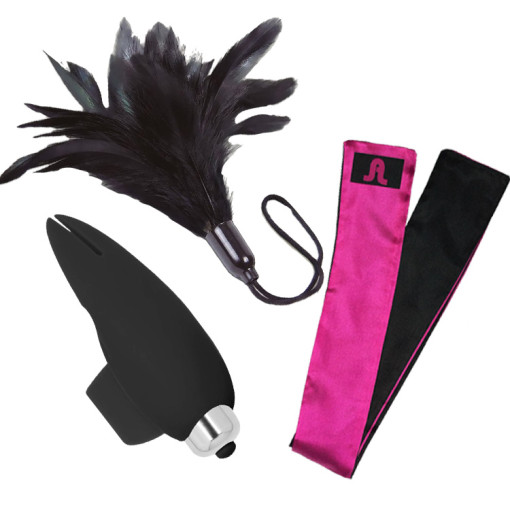 Sansepakken - Silkebånd, Fingervibrator og Kilefjær