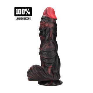 Fiction Cocks - Infernal Demon - Fantasi Dildo - Rød og Sort