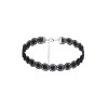 Gnist - Choker med blomsterdetaljer- 01 - Sort Gnist - Choker med blomsterdetaljer- 01 - Sort
