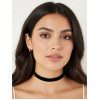 Gnist - Choker med velourlook - 04 - Sort Gnist - Choker med velourlook - 04 - Sort