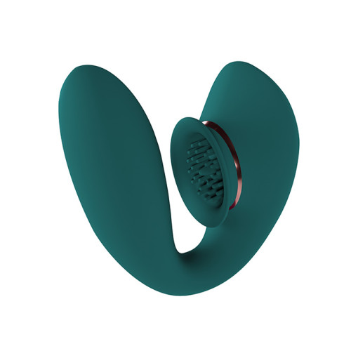 Twitch 3 - Sugevibrator med G-punkt vibrator - Grønn Twitch 3 - Sugevibrator med G-punkt vibrator - Grønn