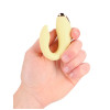 Loveline - Daydream - Parvibrator med ladeetui - Pastell gul
