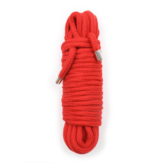 BDSM Rope - Bondage Tau - Bomull - 20 meter - Rød