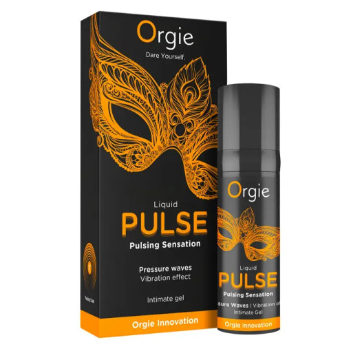 Orgie - Liquid Pulse – Pulsende Intim Gel - Karamell - Styrke 7 Orgie - Liquid Pulse – Pulsende Intim Gel - Karamell - Styrke 7