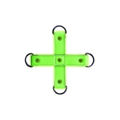 Ouch! Glow In The Dark - Hogtie - Grønn Ouch! Glow In The Dark - Hogtie - Grønn