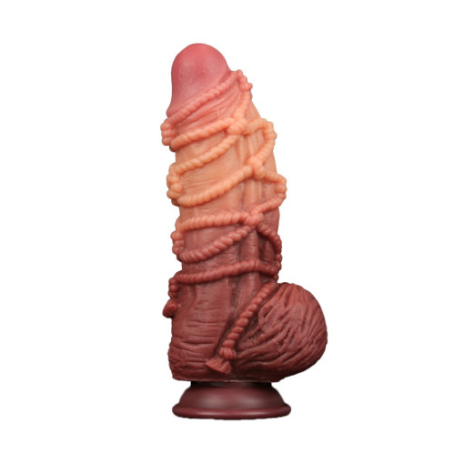 Lovetoys - Extreme Silikon Dildo med Tau-Tekstur 