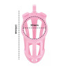 Rimba P-Cage PC02 - Kyskhetsbur - Large - Rosa