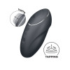 Satisfyer - Tap & Climax - Tappende Klitorisvibrator - Mørk Grå Satisfyer - Tap & Climax - Tappende Klitorisvibrator - Mørk Grå