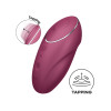 Satisfyer - Tap & Climax - Tappende Klitorisvibrator - Rød Satisfyer - Tap & Climax - Tappende Klitorisvibrator - Rød