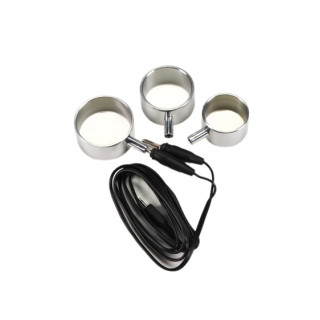 Rimba - Electro Sex - Penisring i Aluminium 3 pk