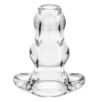 Perfect Fit - Double Tunnel Buttplug, X-Large, Transparent