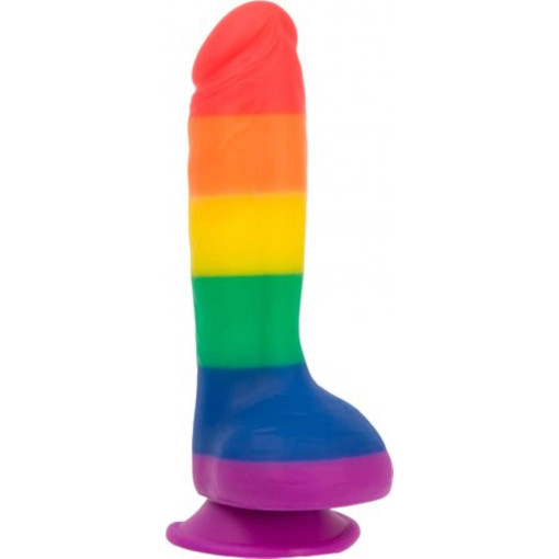 Addiction - Justin Rainbow Silicon Dildo Kun 1 igjen! Siste sjangse 